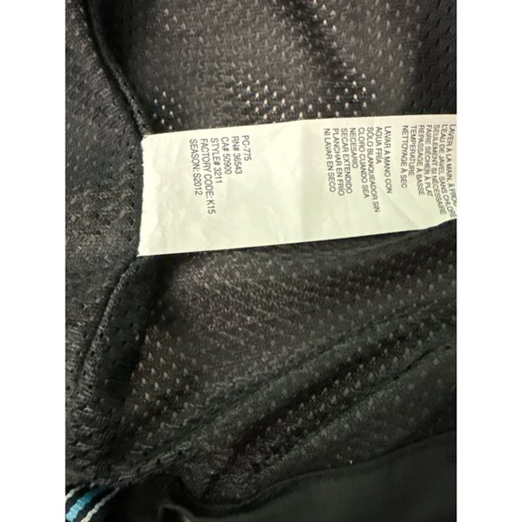 Izod Black Waterproof Hooded Jacket XXLG With Zipper & Snap Closures - Picture 8 of 8